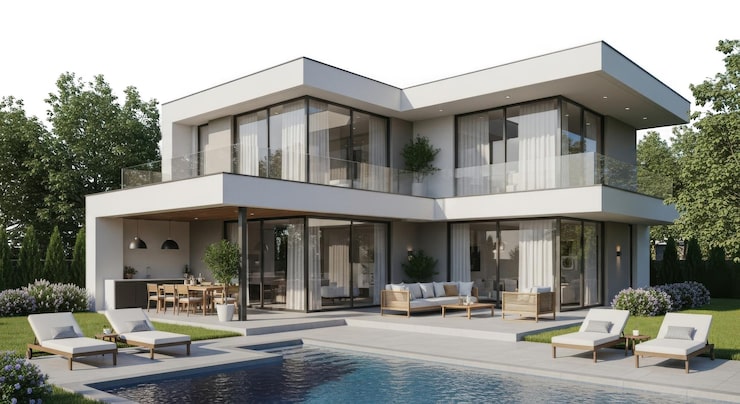 Century villas and villa plots in Bangalore, artist impression